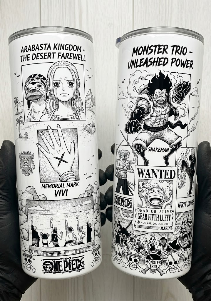 ONE PIECE Themed InsulatedTumblers - Arabasta &Monster Trio Collectible Cups