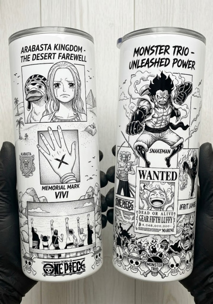 ONE PIECE Themed InsulatedTumblers - Arabasta &Monster Trio Collectible Cups