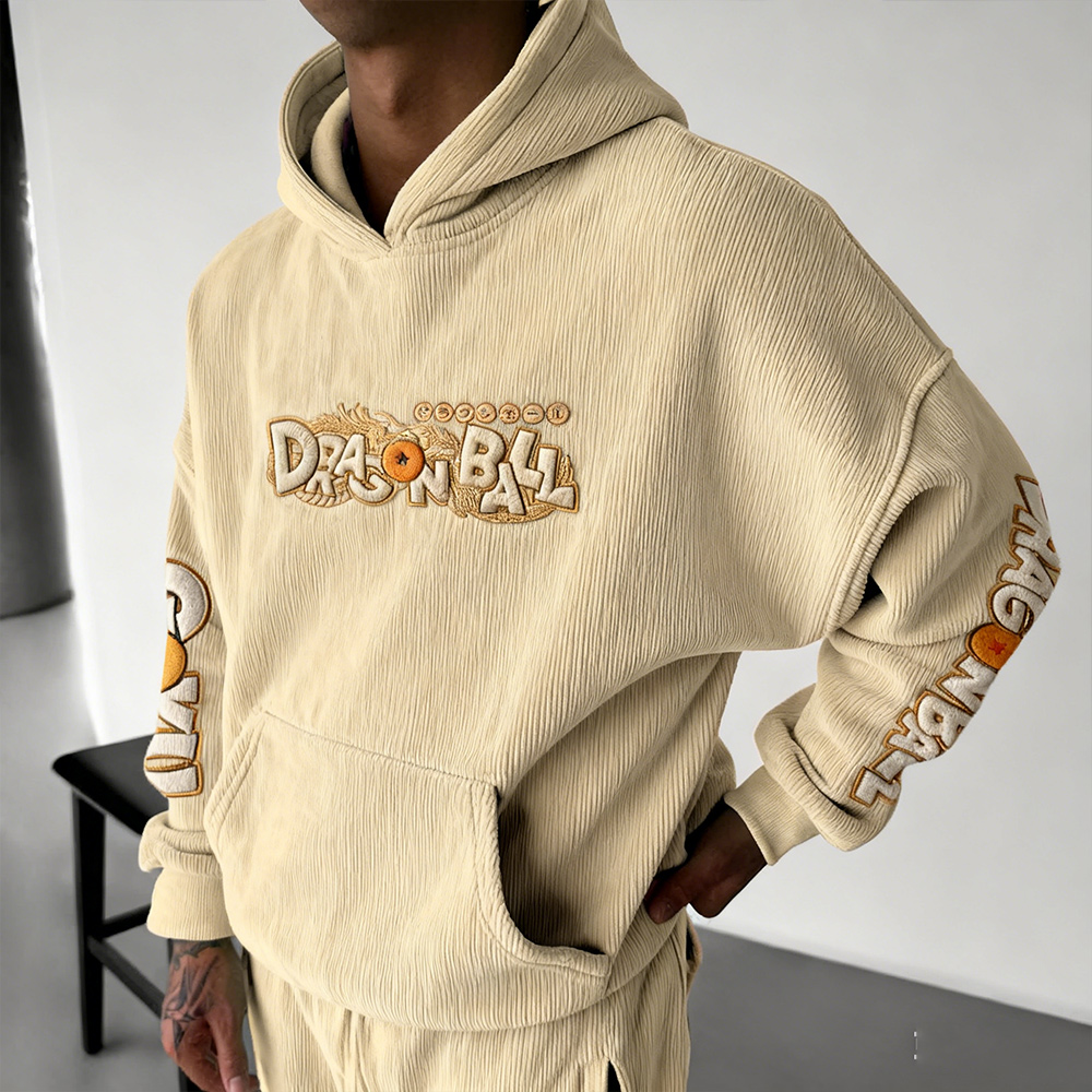 Dragon Ball Color Blocked Plush Hoodie