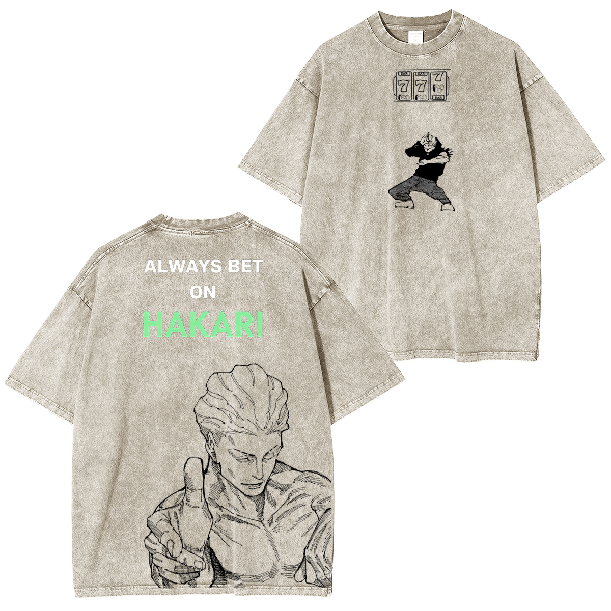 Jujutsu Kaisen :Ryomen Sukuna Vintage washed T-shirt/Crewneck/Hoodie