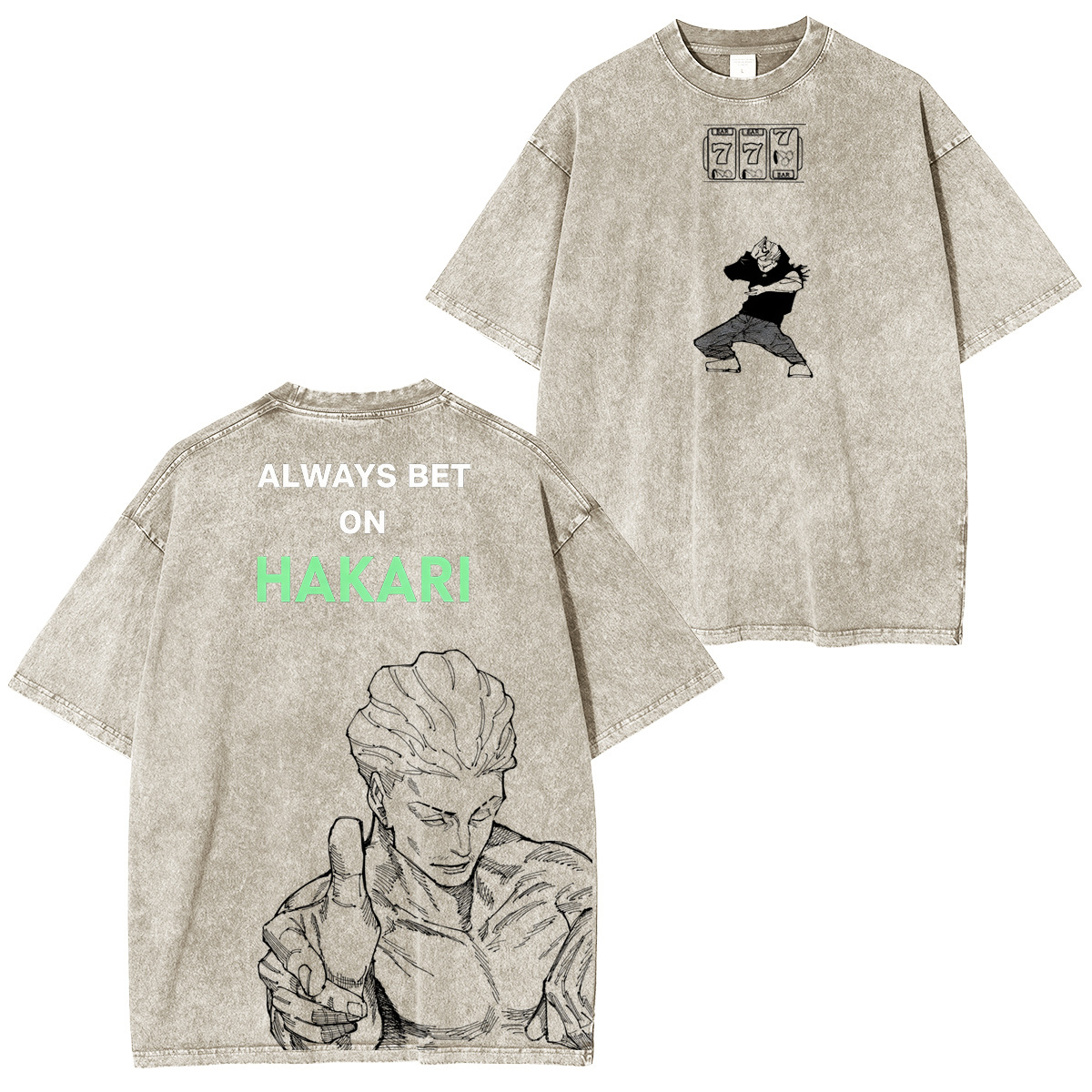 Jujutsu Kaisen :Ryomen Sukuna Vintage washed T-shirt/Crewneck/Hoodie