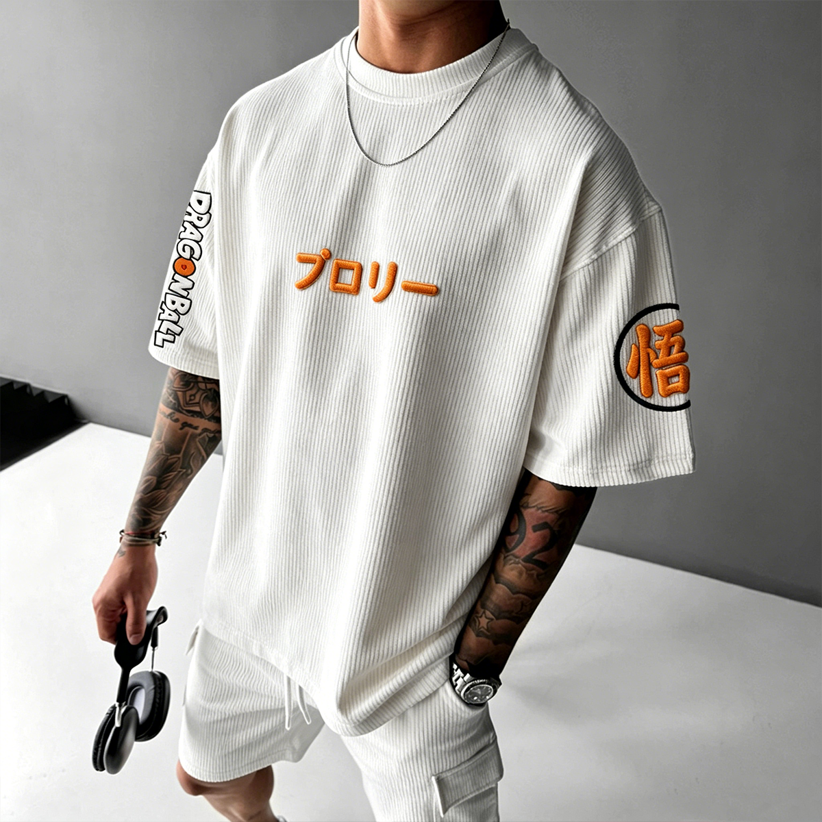 Dragon Ball Anime Vintage Waffle Knit T-Shirt