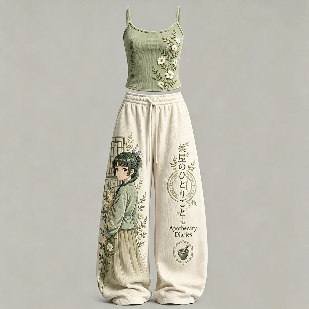 The Apothecary Diaries Top & Elasticated Trousers Two-Piece Set