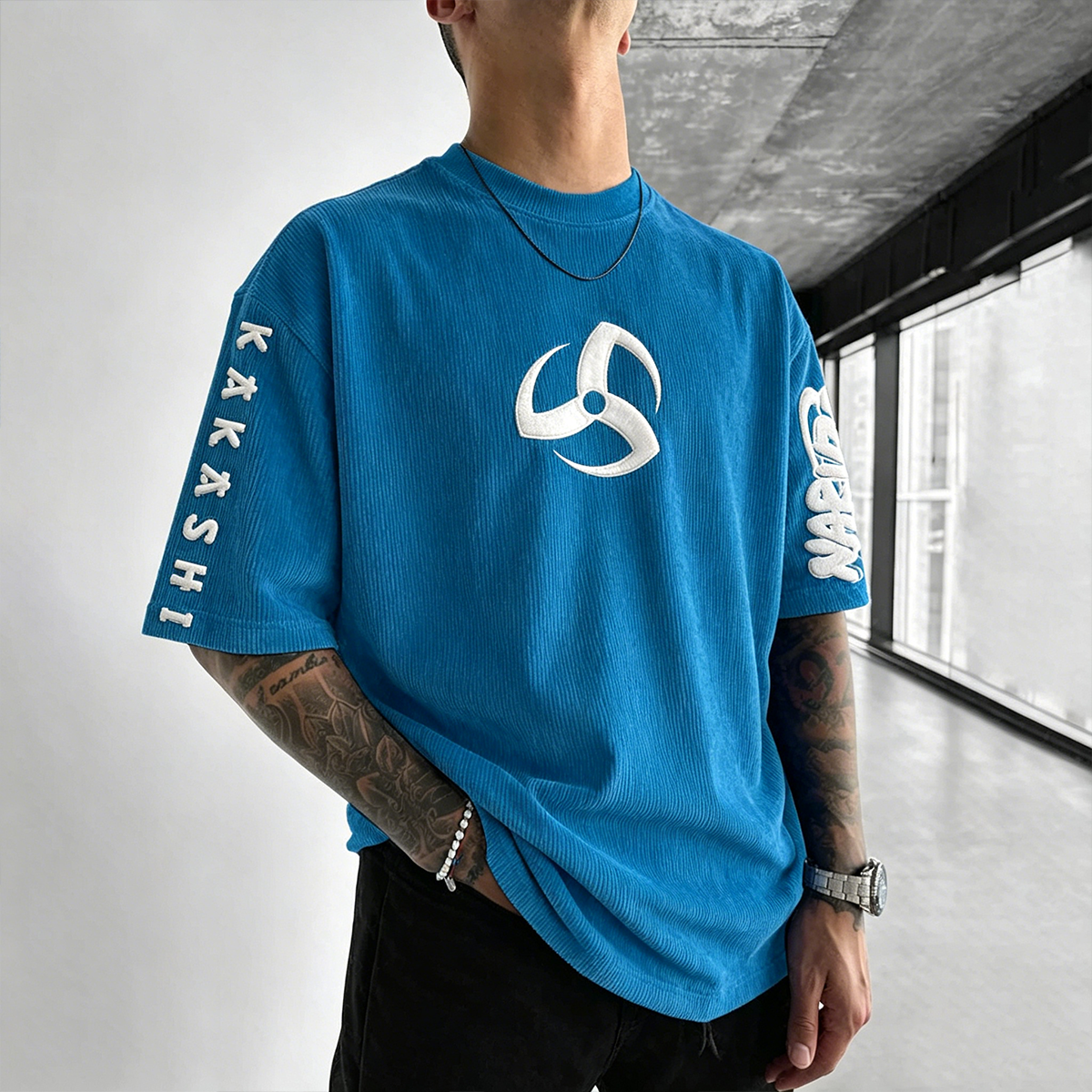 Naruto Vintage Corduroy T-Shirt