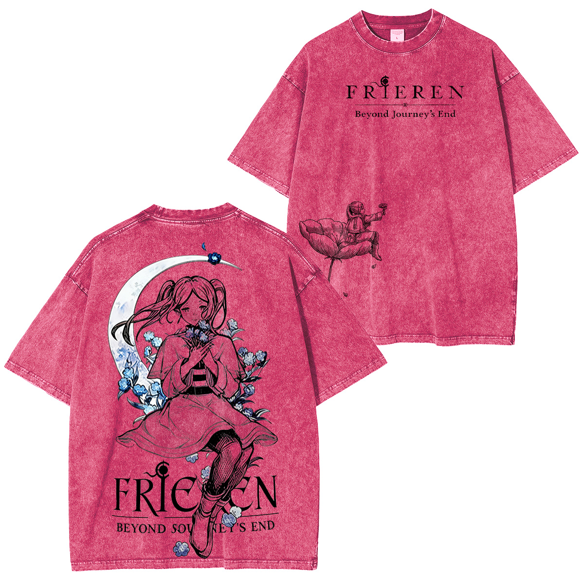 Frieren: Beyond Journey's End Vintage Washed T-shirt/Crewneck/Hoodie