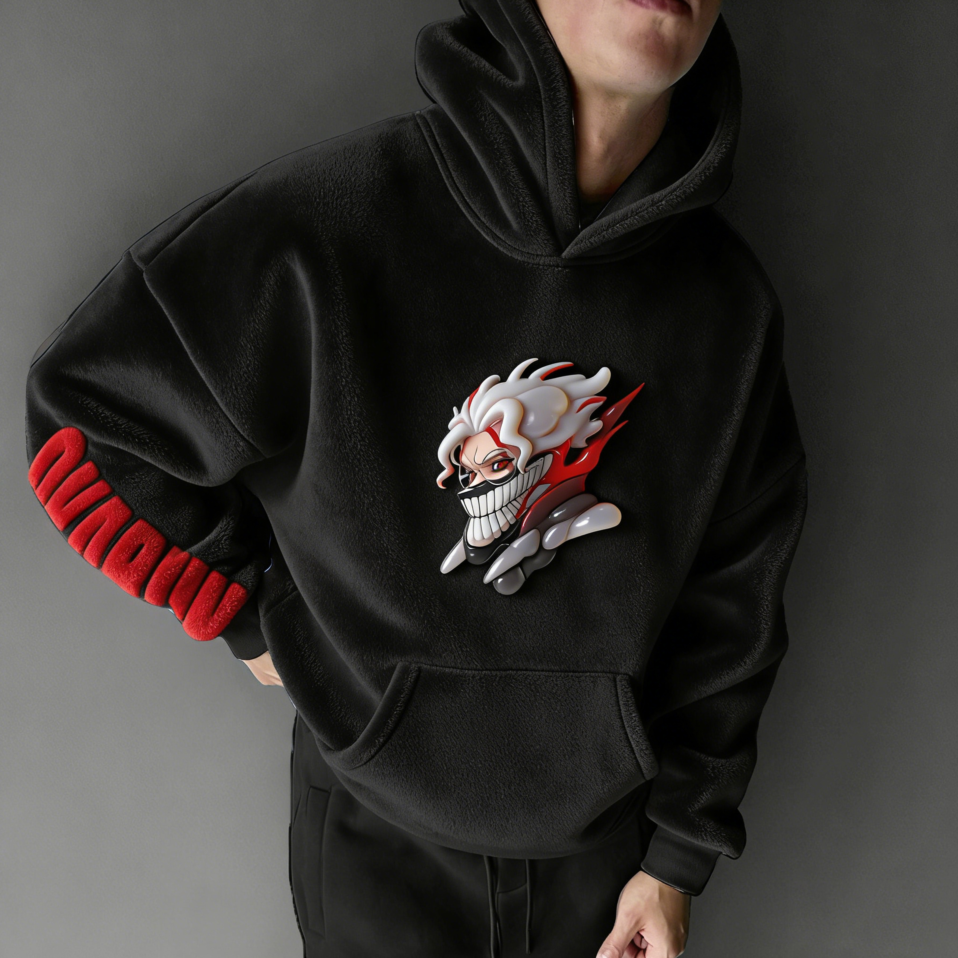 DANDADAN :Okarun Plush Hoodie