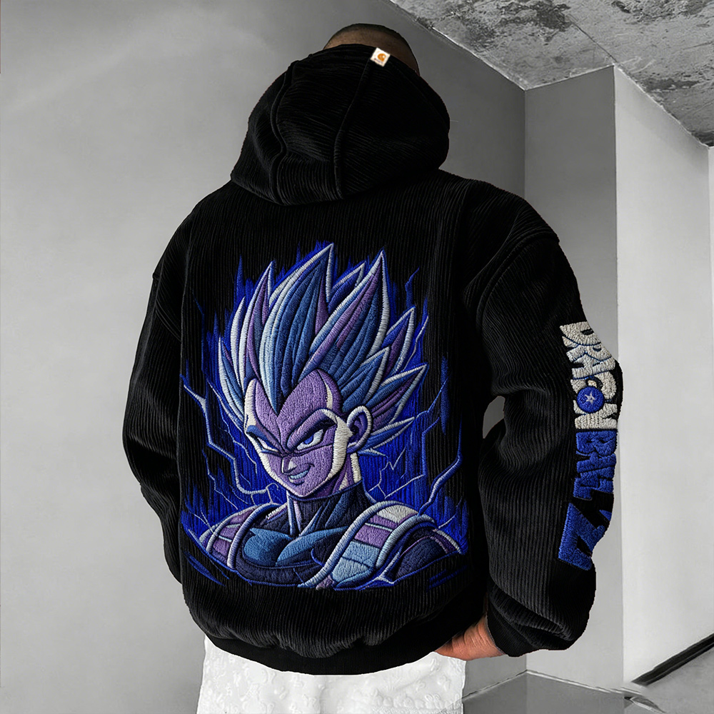 Dragon Ball Color Blocked Plush Hoodie