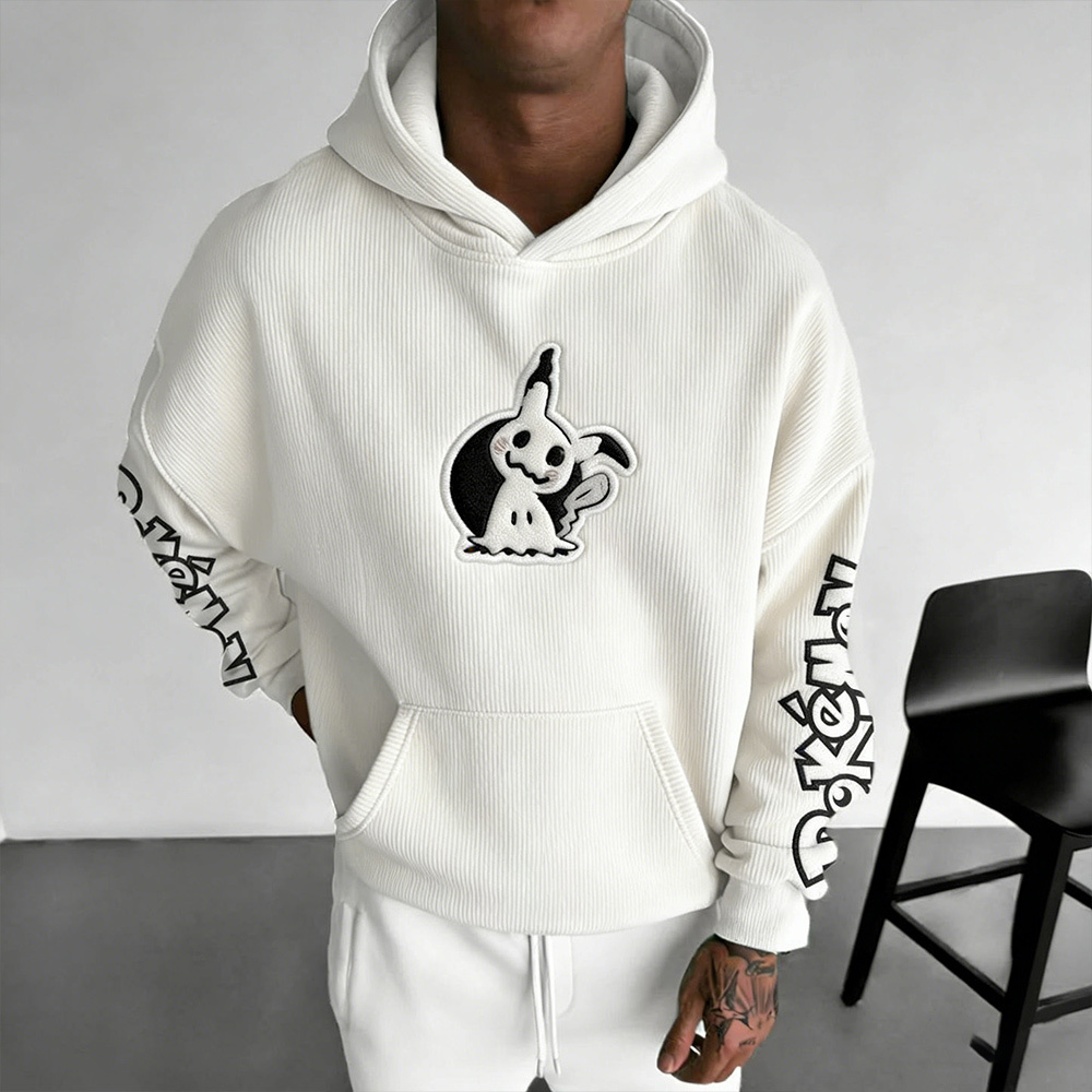 Pokémon  Color Blocked Corduroy Hoodie