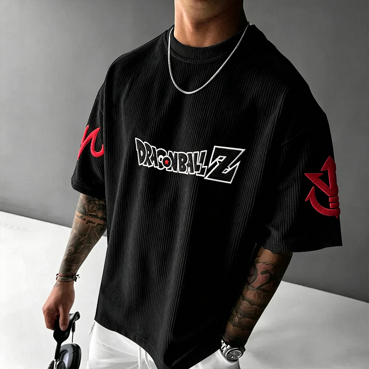 Dragon Ball Anime Vintage Waffle Knit T-Shirt