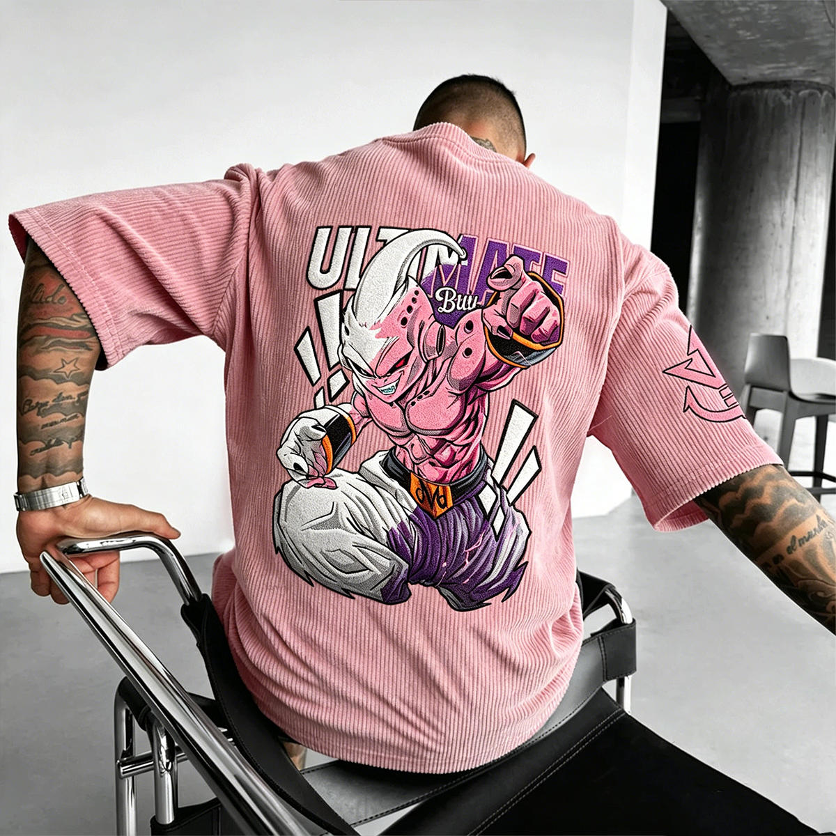Dragon Ball Anime Vintage Waffle Knit T-Shirt