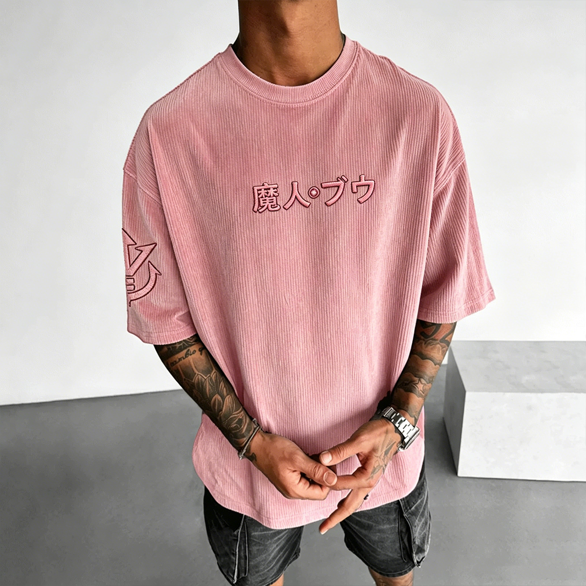Dragon Ball Anime Vintage Waffle Knit T-Shirt