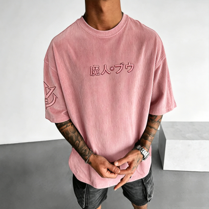 Dragon Ball Anime Vintage Waffle Knit T-Shirt