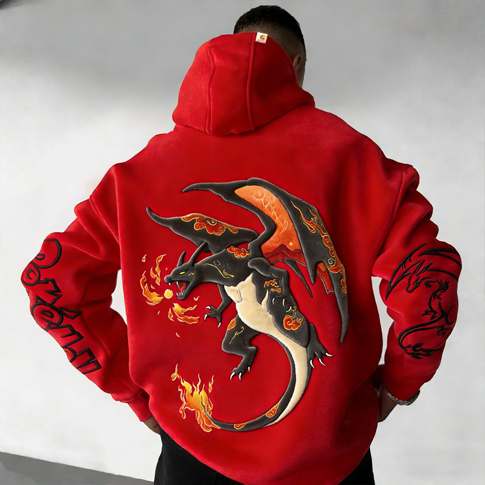 Pokémon  Color Blocked  (suede) Hoodie