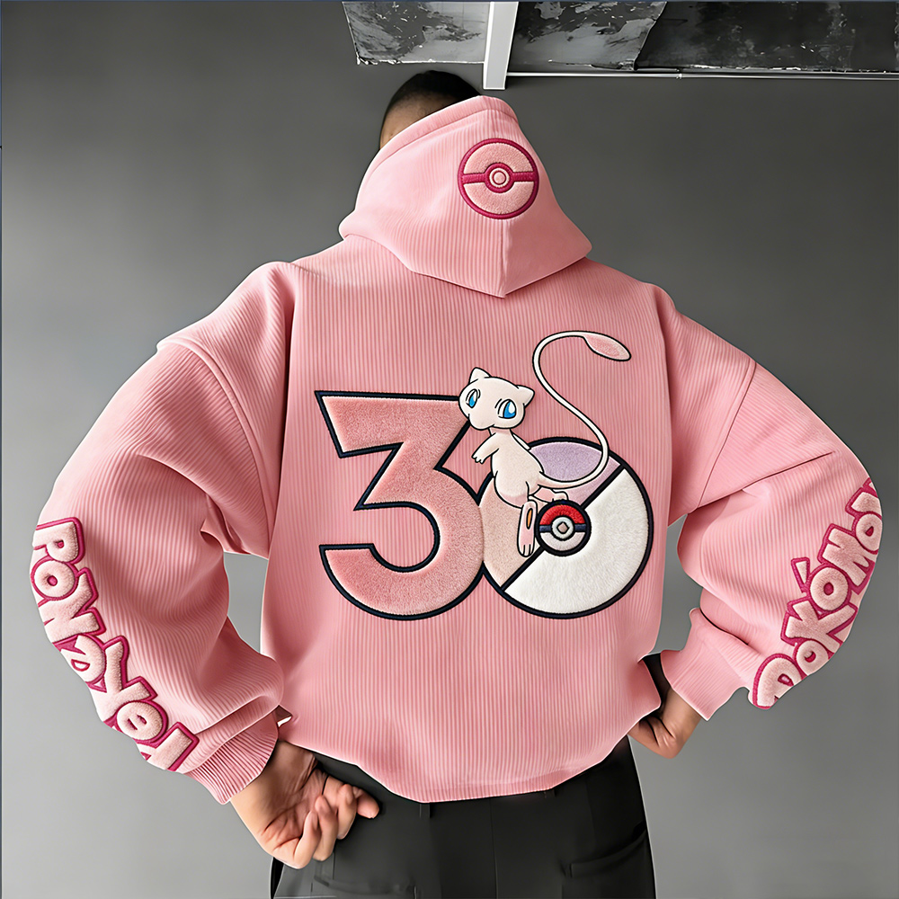 Pokémon Foam Print Corduroy Hoodie