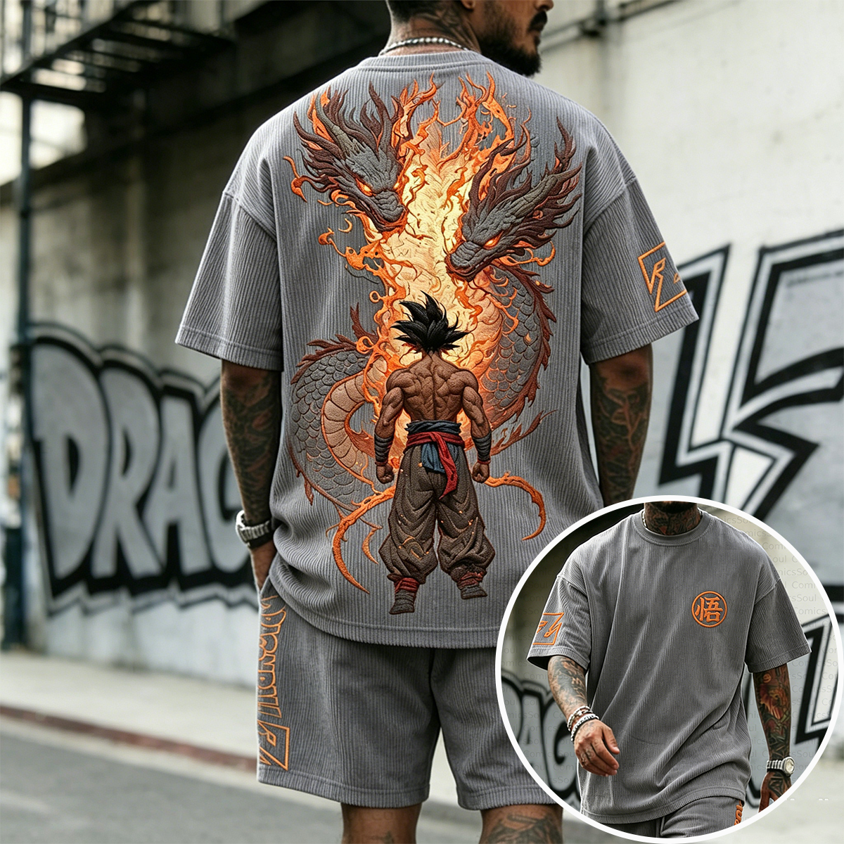 Dragon Ball  Vintage Corduroy T-Shirt