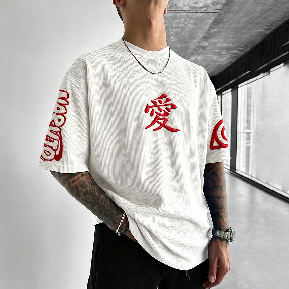 Naruto Vintage Corduroy T-Shirt