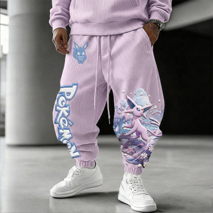 Pokémon color-blocked Corduroy Pants