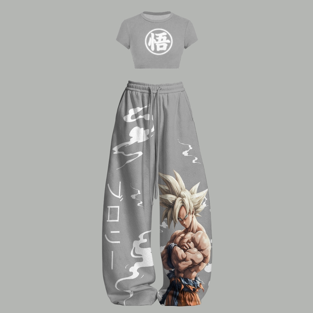 DRAGON BALL Top & Elasticated Trousers Two-Piece Set