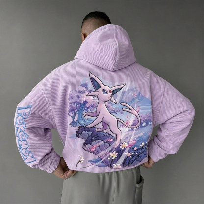 Pokémon Foam Print Corduroy Hoodie