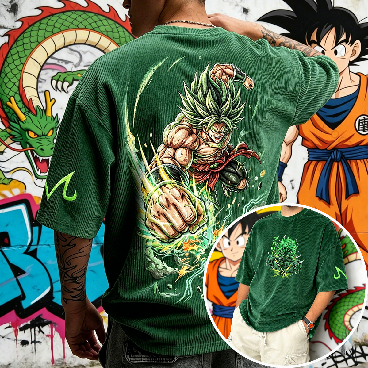 Dragon Ball Vintage Corduroy T-Shirt