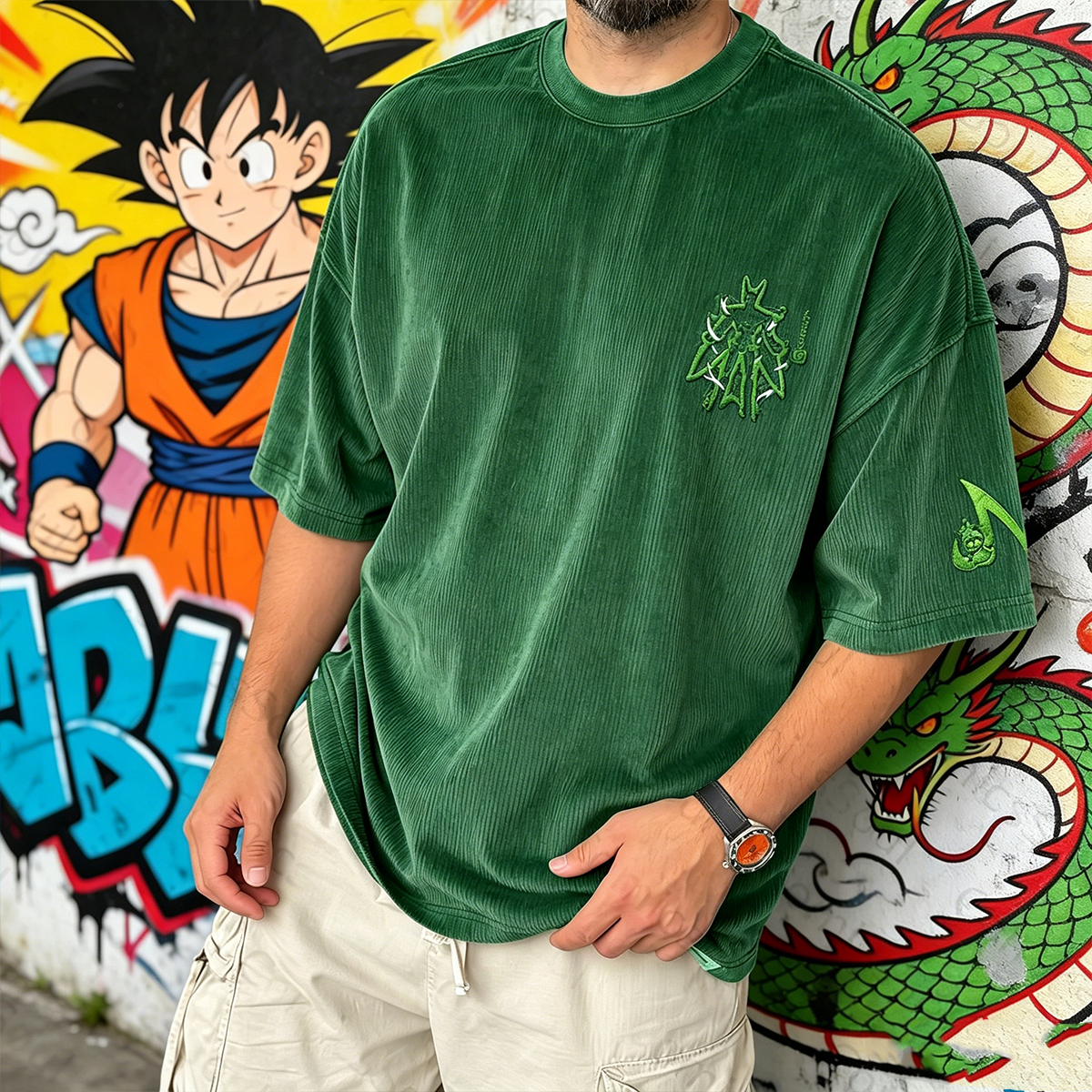 Dragon Ball Vintage Corduroy T-Shirt