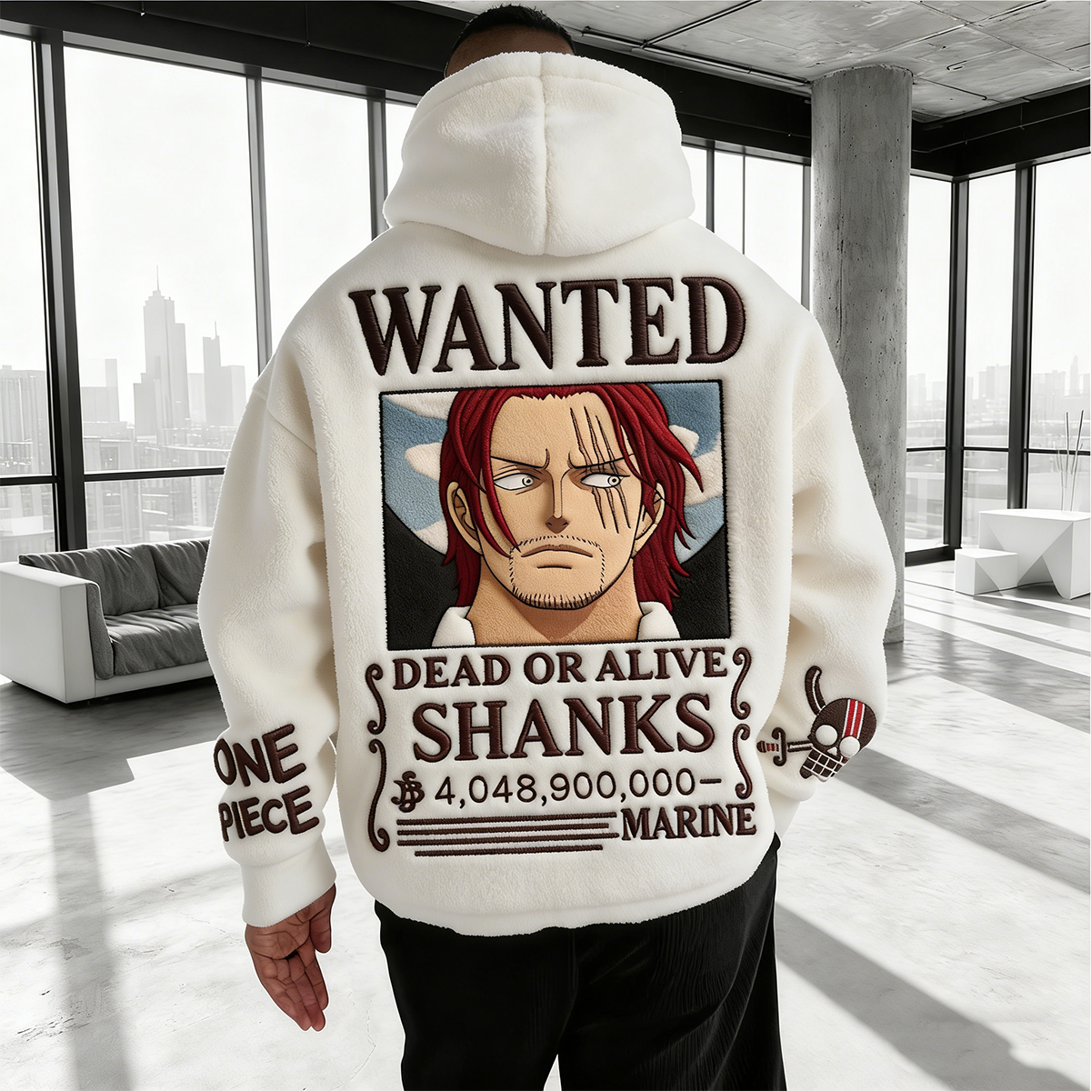 One Piece Shanks Wanted Hoodies