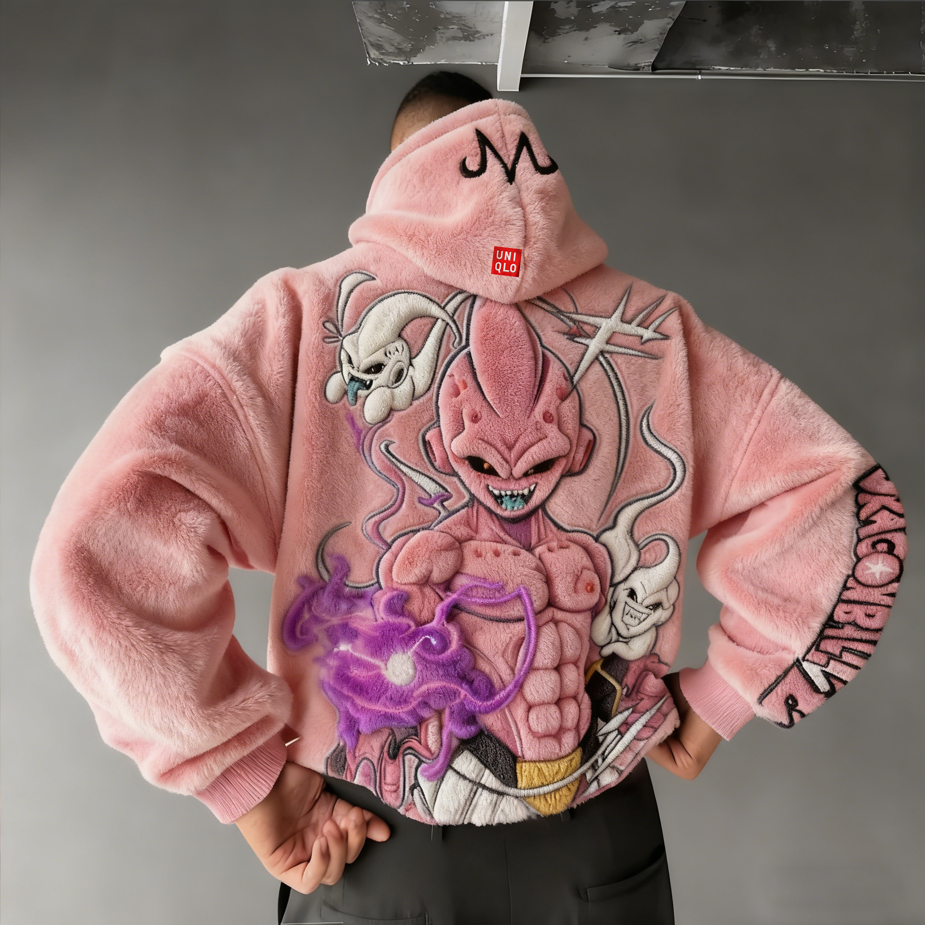 Dragon Ball Color Blocked Plush Hoodie