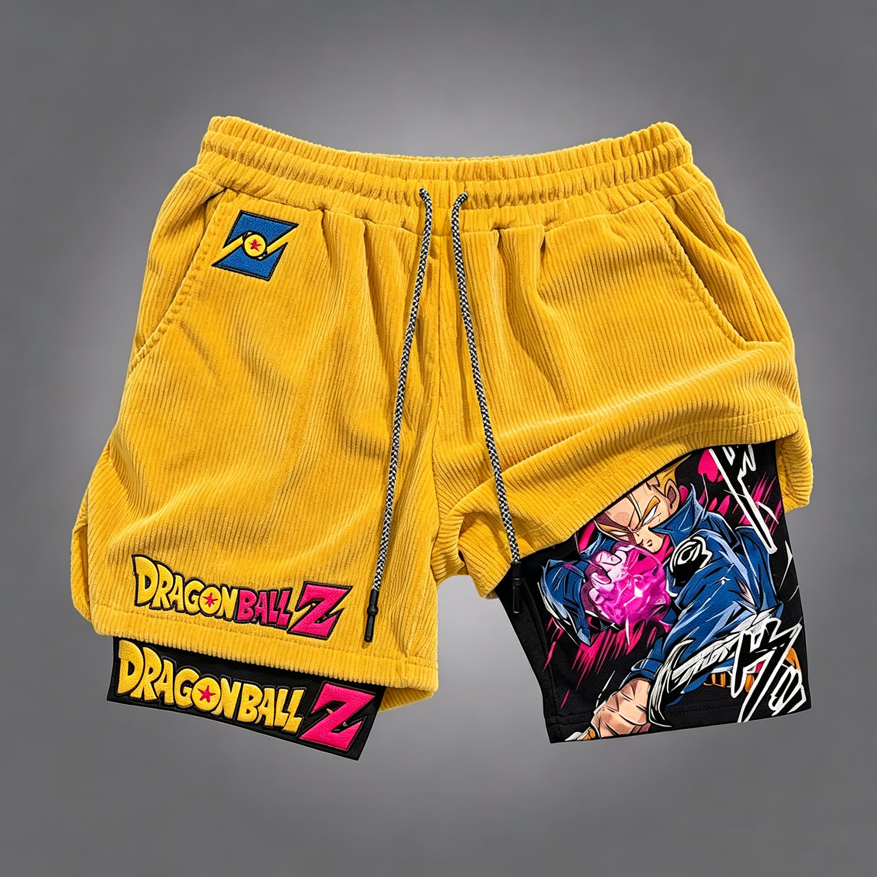 Dragon Ball Corduroy Shorts