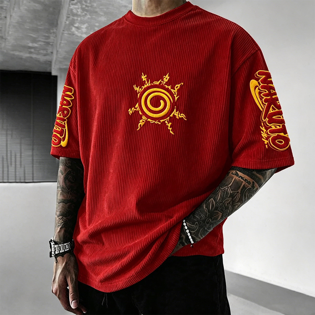 Naruto Vintage Corduroy T-Shirt