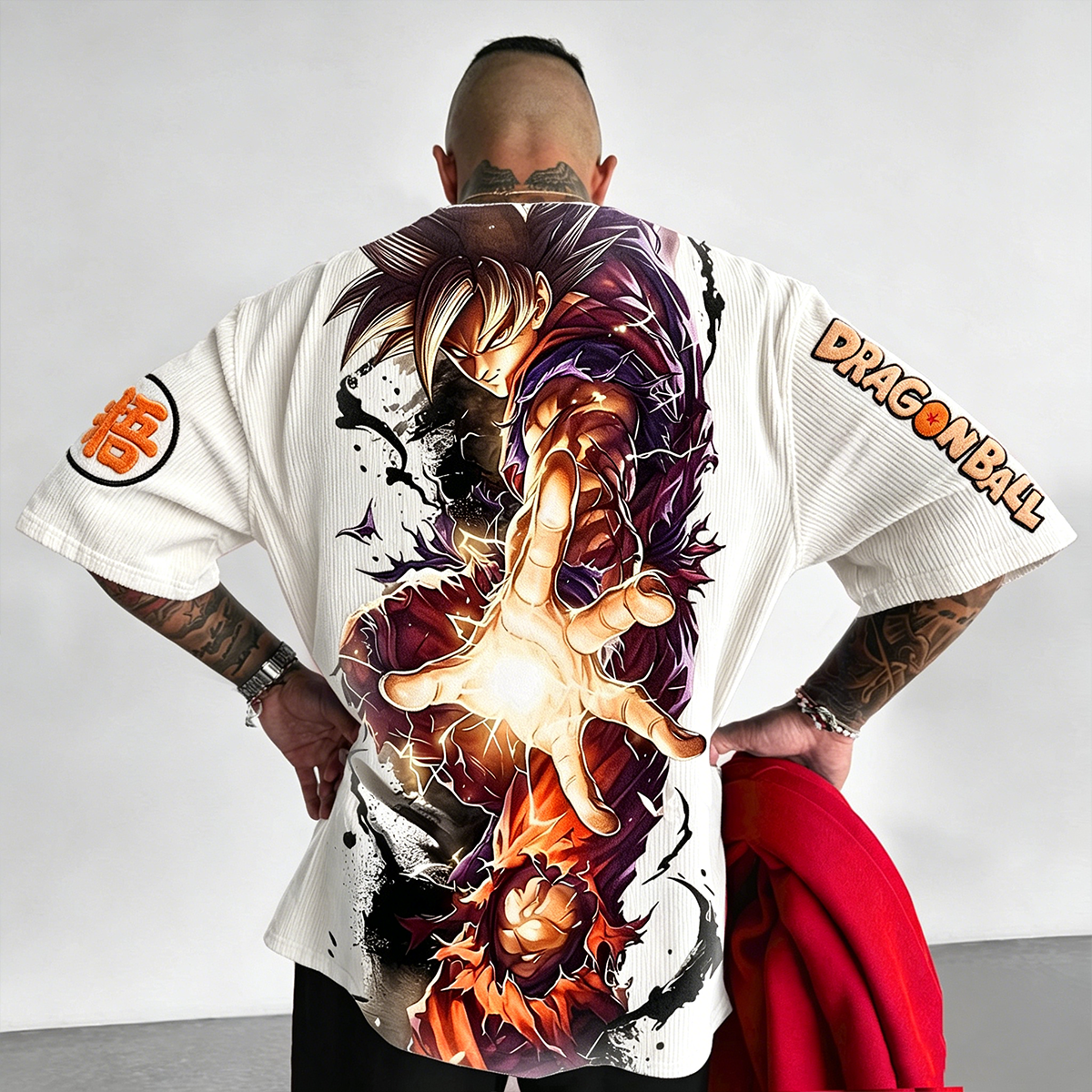 Dragon Ball Anime Vintage Waffle Knit T-Shirt