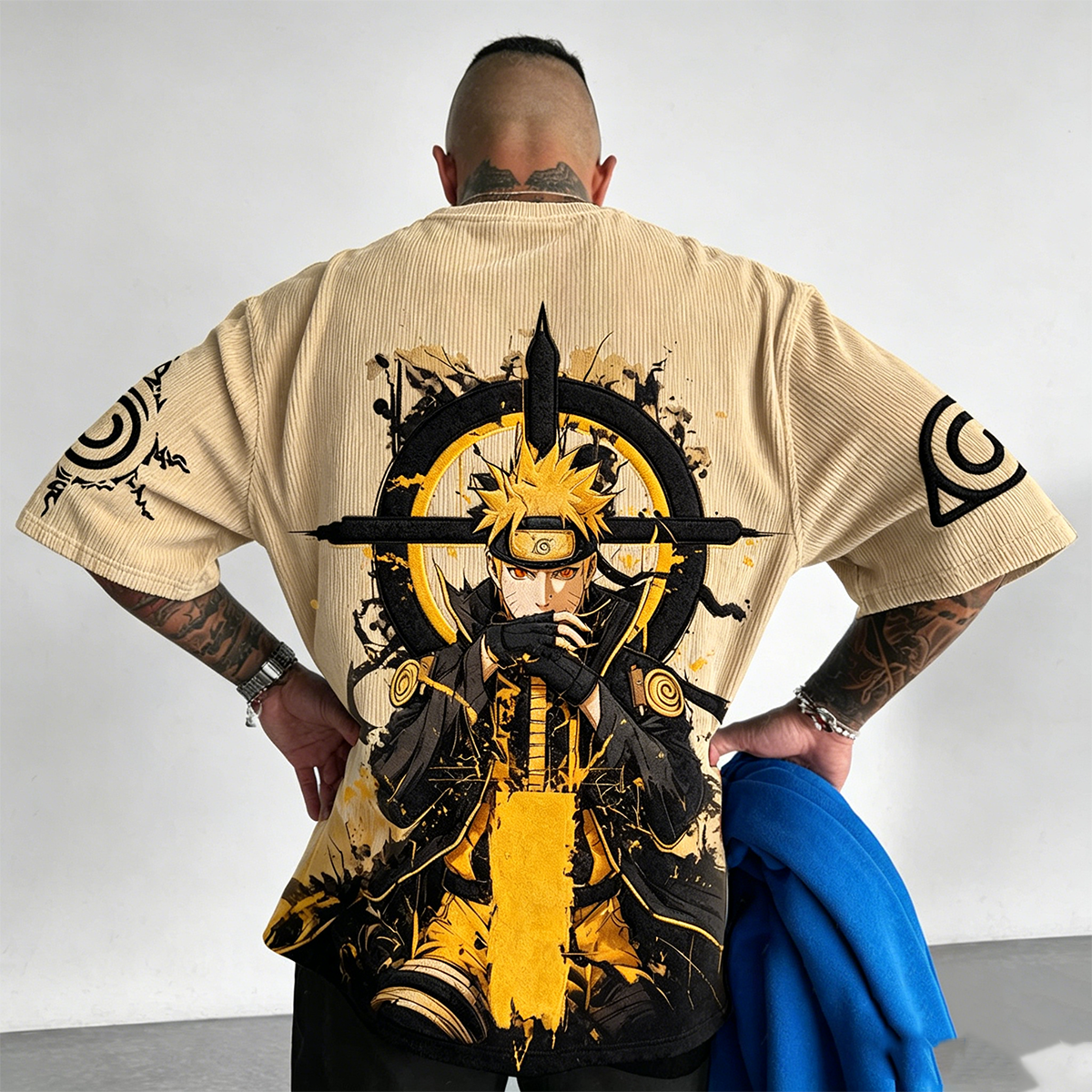 Naruto Vintage Corduroy T-Shirt
