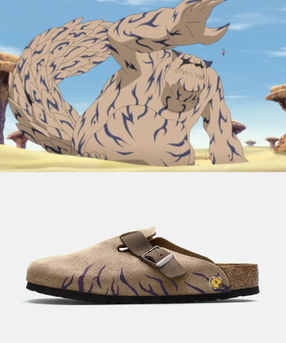 Shukaku NARUTO Anime Unisex Boston Soft Footbed Suede Leather