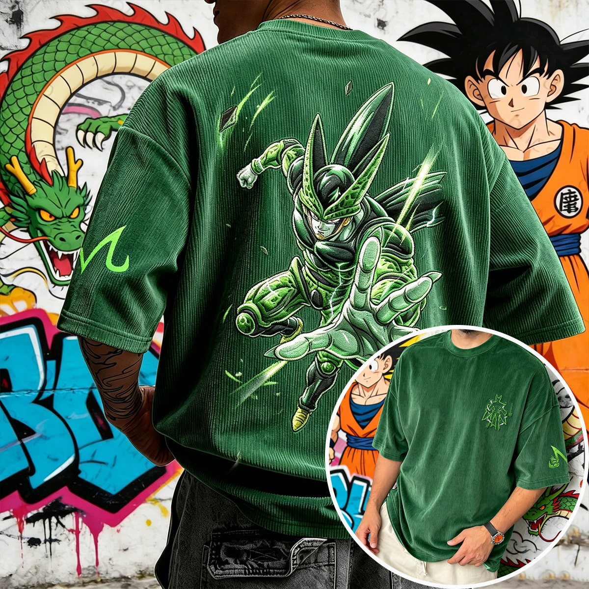 Dragon Ball Vintage Corduroy T-Shirt
