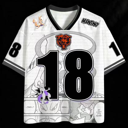 Unisex Anime Retro Mesh Sports Jersey T-Shirt