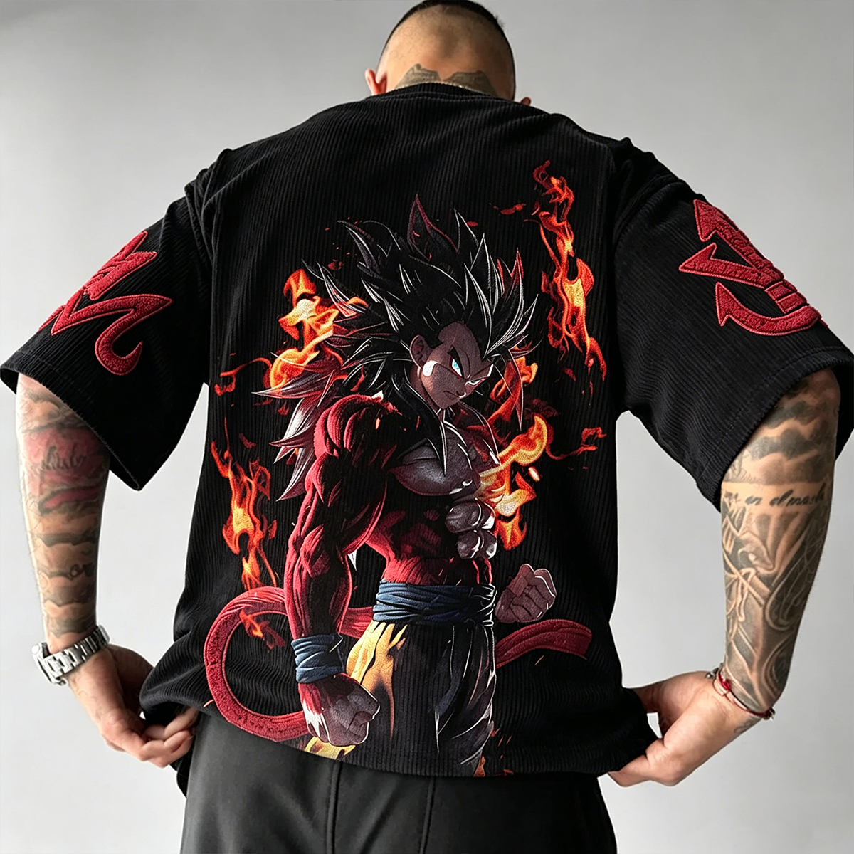 Dragon Ball Anime Vintage Waffle Knit T-Shirt
