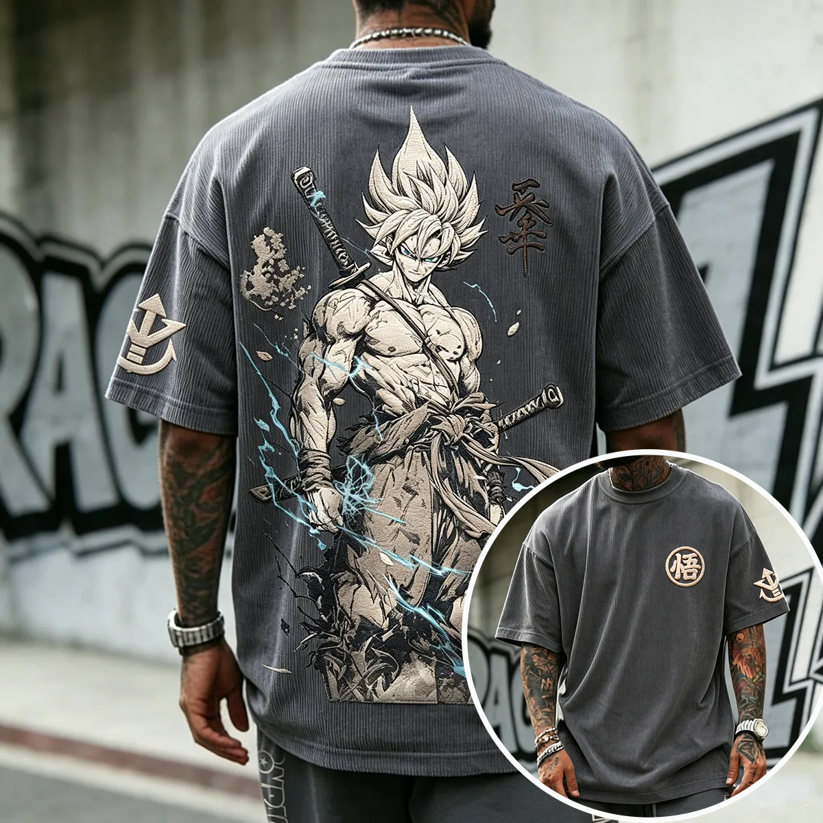 Dragon Ball Vintage Corduroy T-Shirt