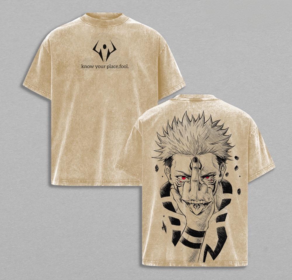 Jujutsu Kaisen :Ryomen Sukuna Vintage T-shirt/Crewneck/Hoodie