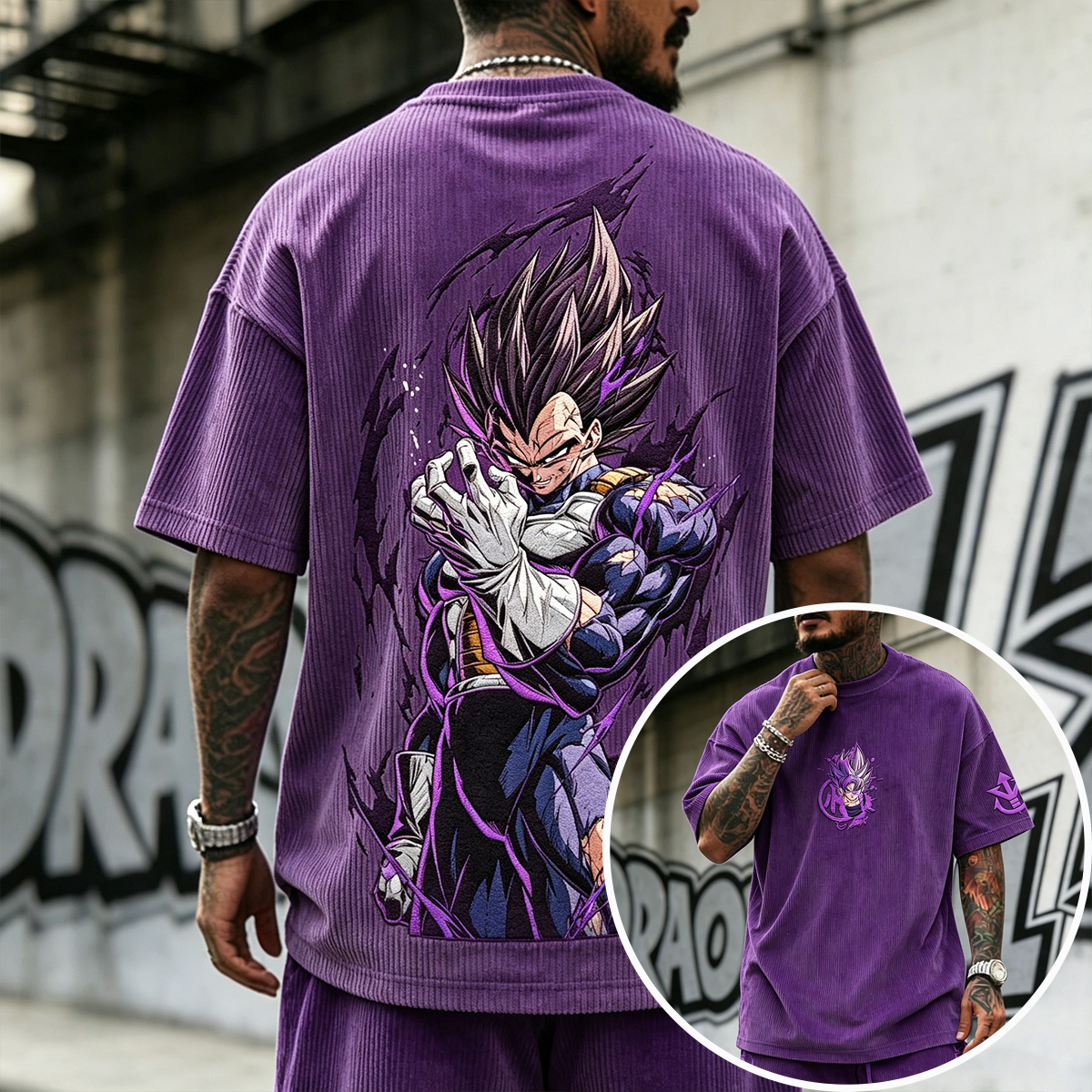 Dragon Ball Vintage Corduroy T-Shirt