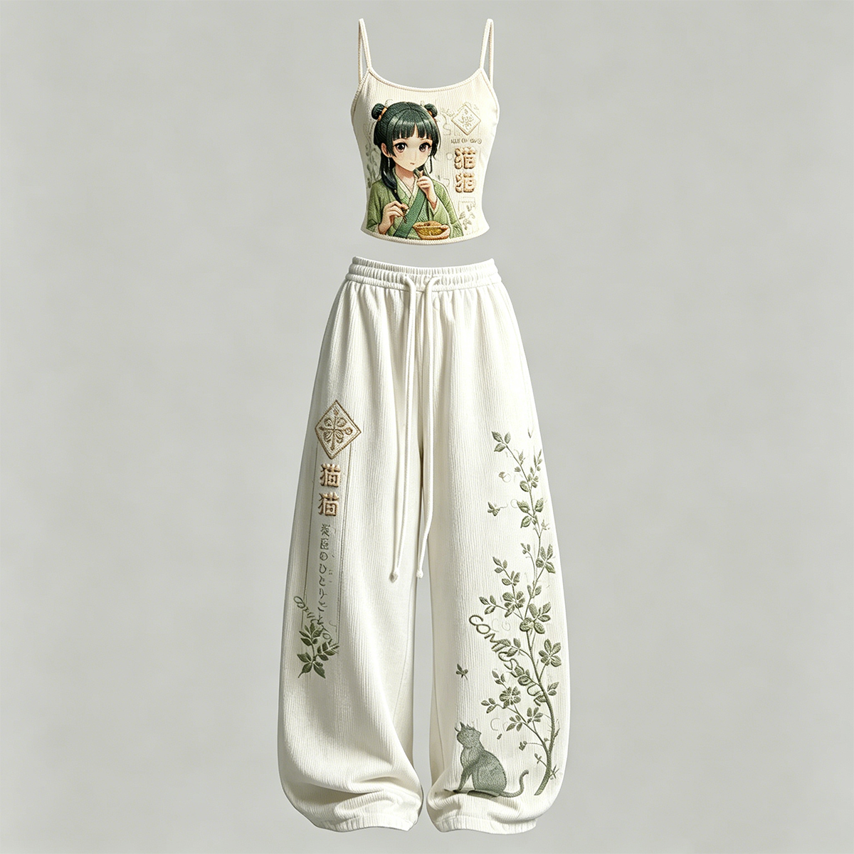 The Apothecary Diaries T-Shirt & Elasticated Trousers Two-Piece Set