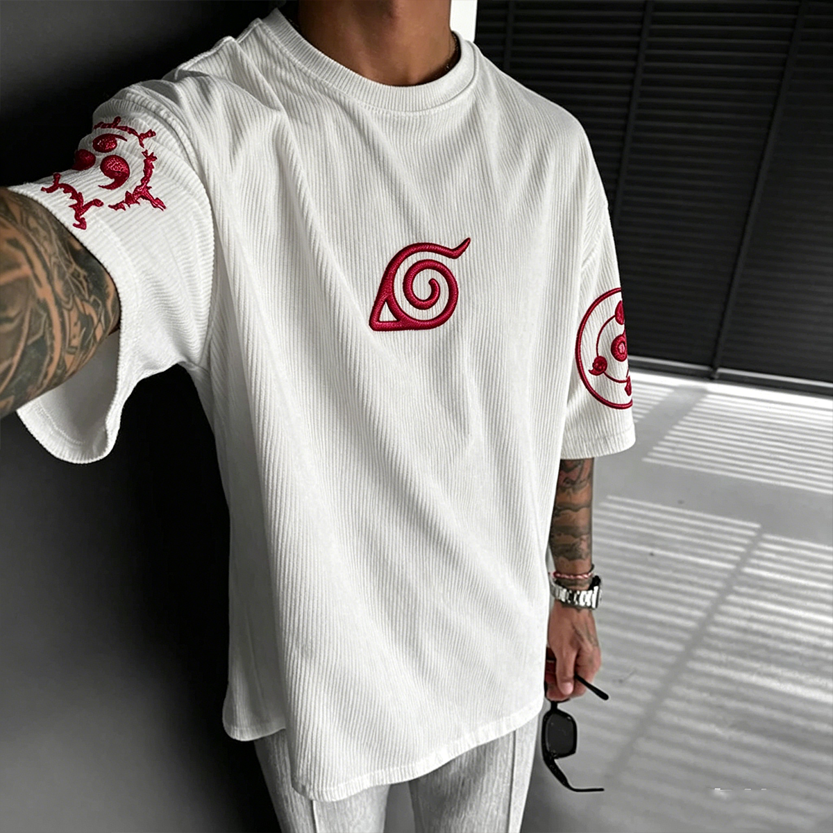 Naruto Vintage Corduroy T-Shirt
