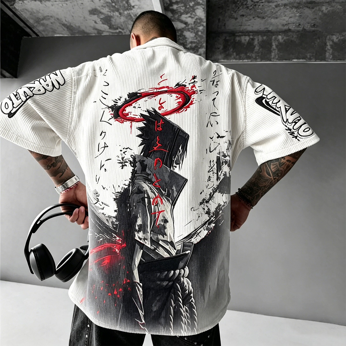 Naruto Vintage Corduroy T-Shirt
