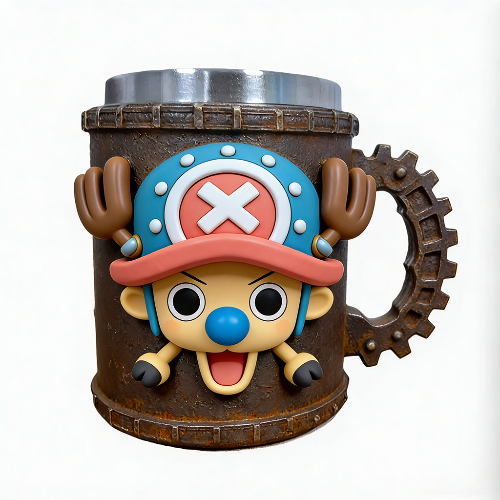 one piece 3D Resin Coffee Mug