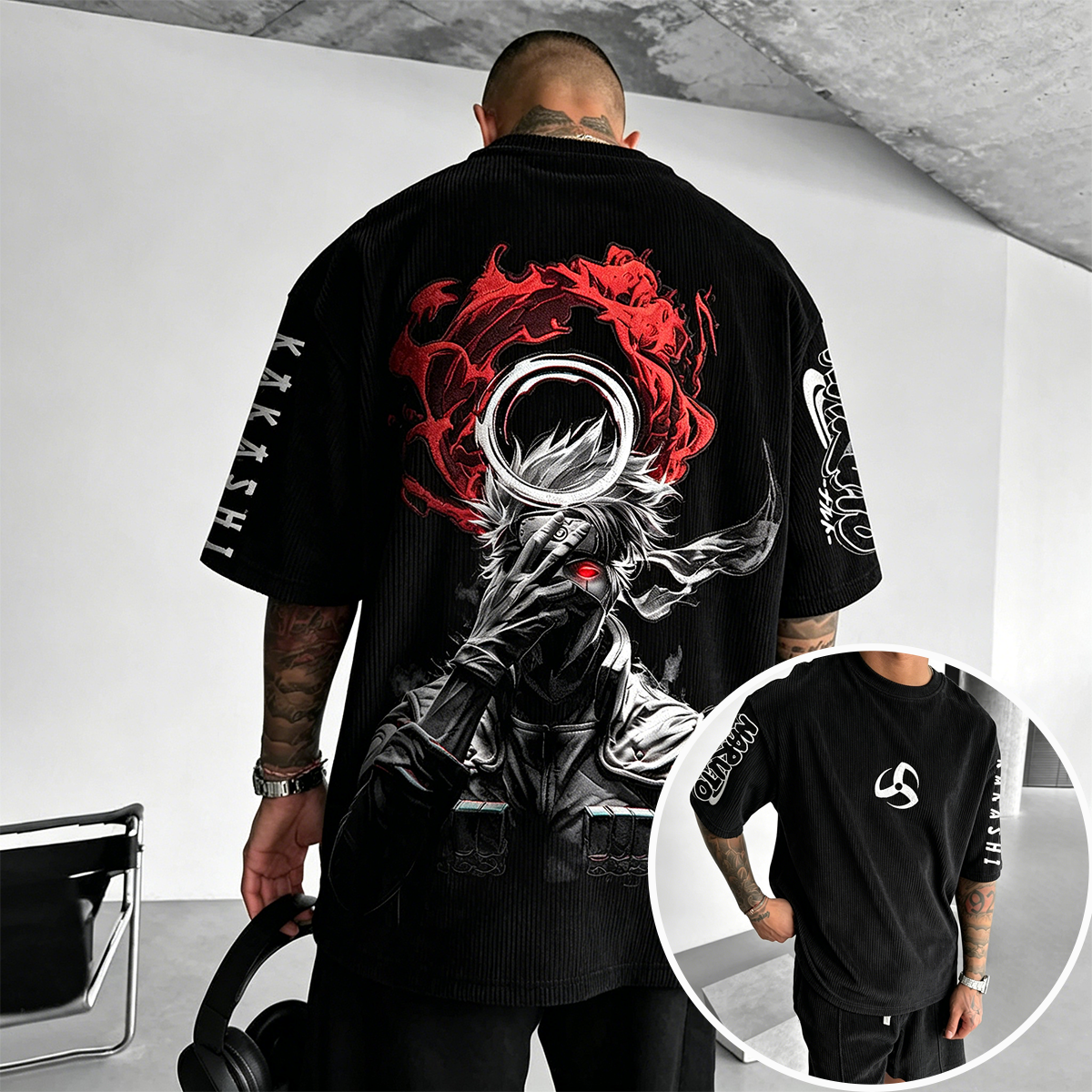 Naruto Vintage Corduroy T-Shirt
