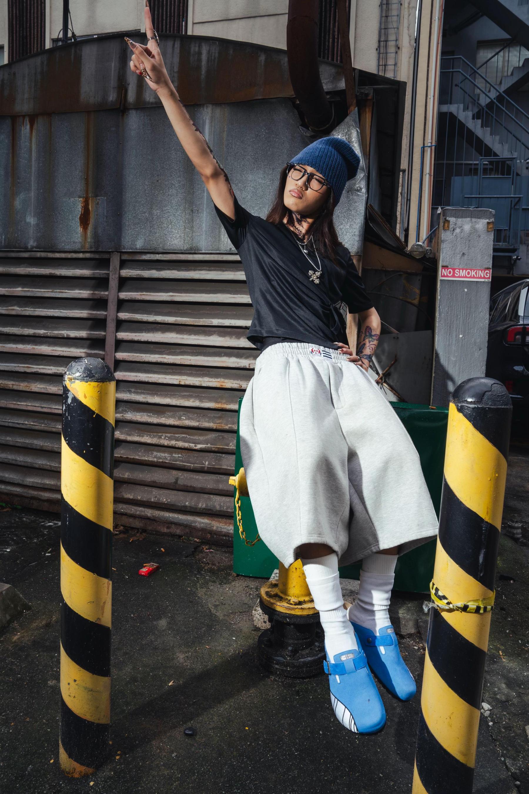 NARUTO X NEPTUN!  Clogs Anime Unisex  Crewneck Sweatshirt