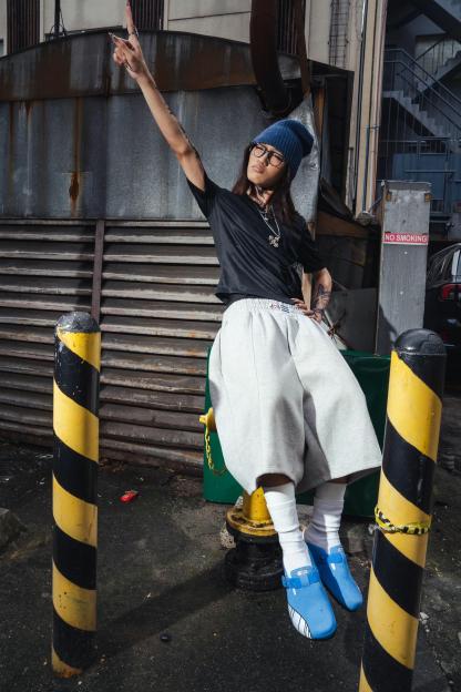 NARUTO X NEPTUN!  Clogs Anime Unisex  Crewneck Sweatshirt