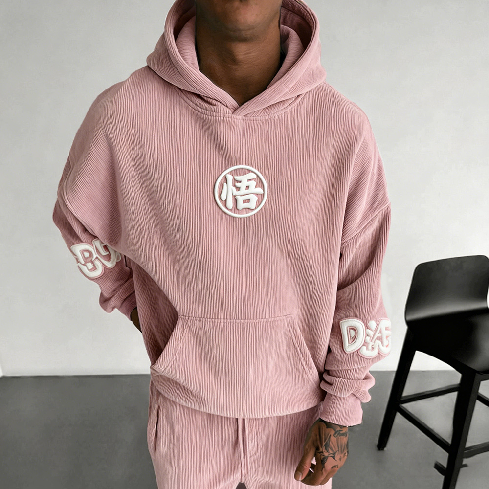 Dragon Ball Color Blocked Plush Hoodie