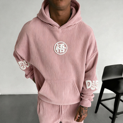 Dragon Ball Color Blocked Plush Hoodie