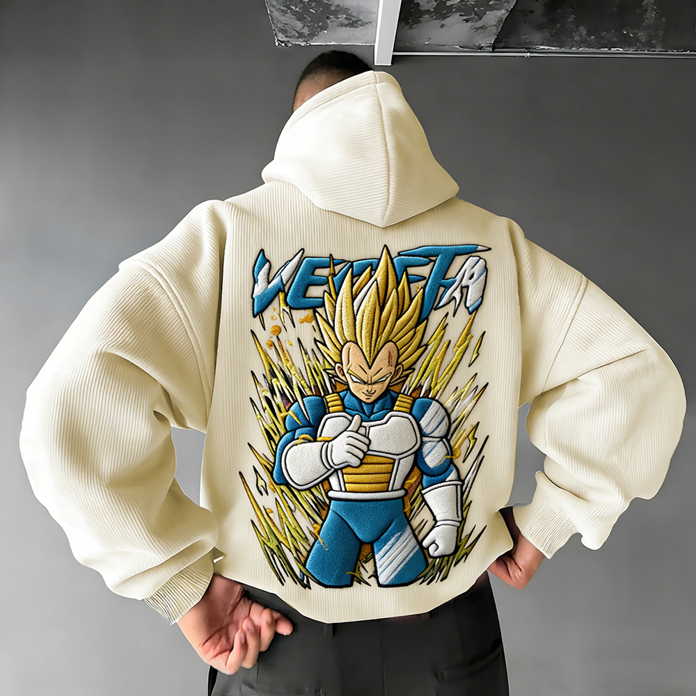 Dragon Ball Color Blocked Plush Hoodie