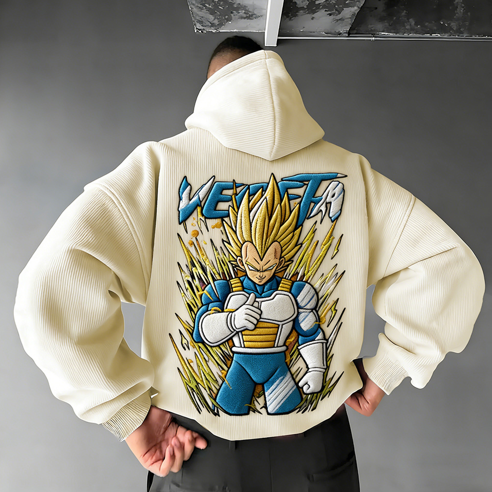 Dragon Ball Color Blocked Plush Hoodie