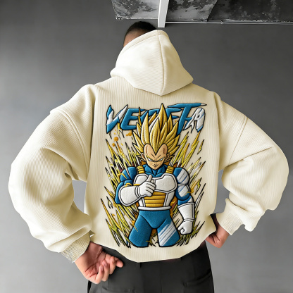 Dragon Ball Color Blocked Plush Hoodie